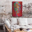 Art mural en métal de luxe «Red Dragon» par Dean Russo, art mural en métal, 12 po x 16 po