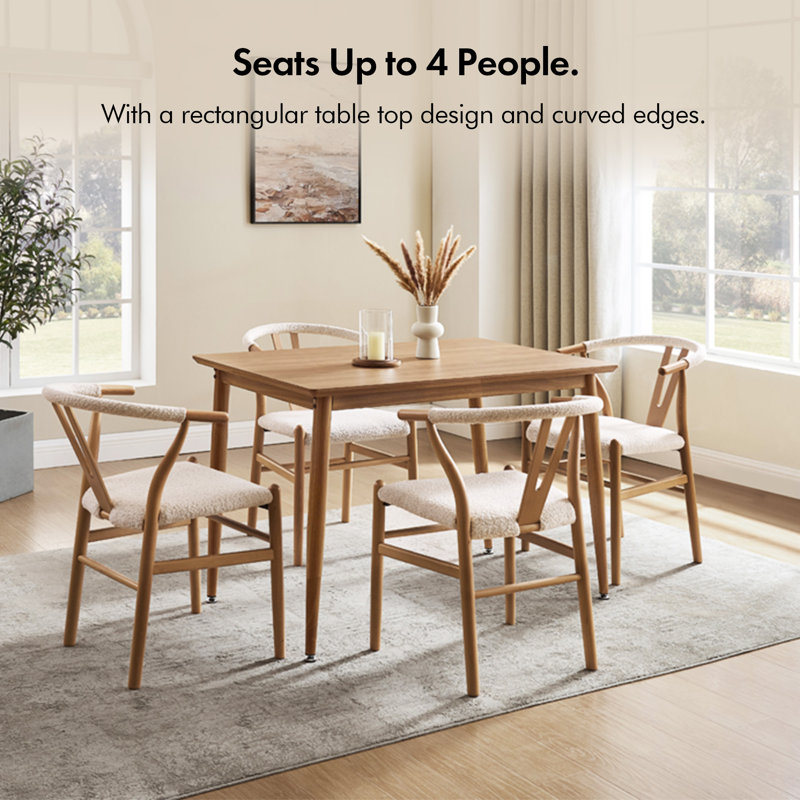 Burton Metal Base Dining Table
