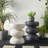 18"H Multi-Functional MGO Faux Terrazzo Garden Stool Or Planter Stand Or Accent Table-763992787