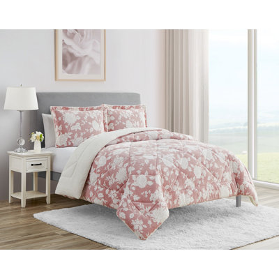 3-Piece Ultra Plush/Sherpa Comforter Set