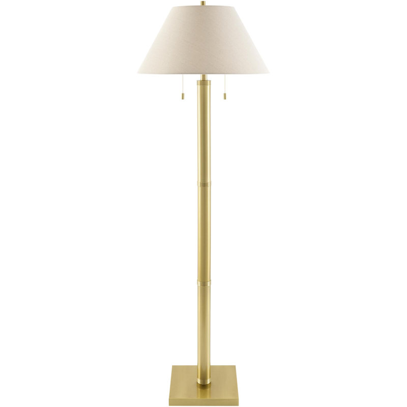 Lampe sur pied Fonville, Taupe