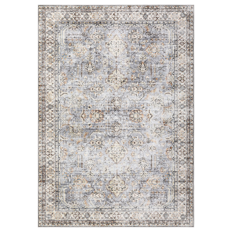 Tapis lavable pour le salon, Rectangulaire 8 pi x 10 pi