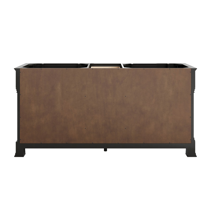 Brookfield 72'' W Double Vanity, Carrara White, Honey Oak
