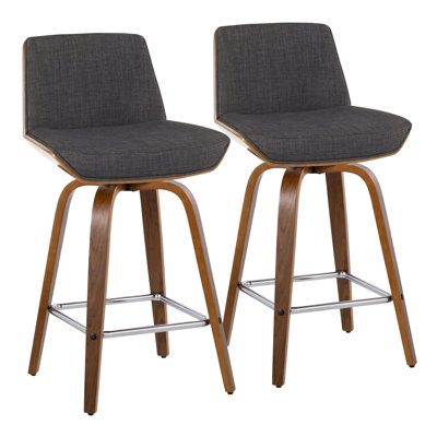 Swivel Upholstered Counter Stool