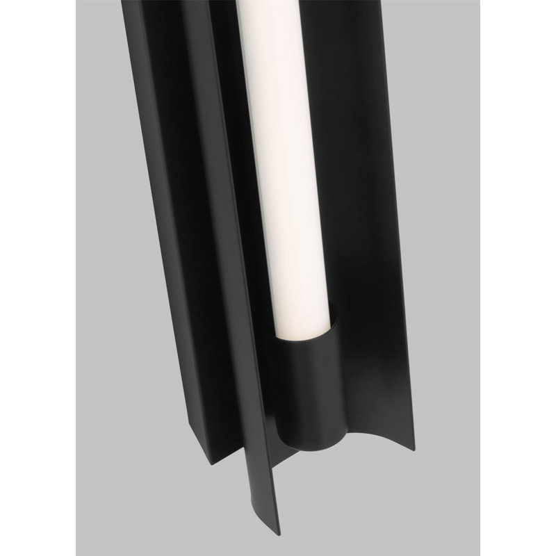 Carson 1 - Light LED Bath Bar, Midnight Black