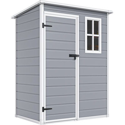 Resin Lean-to Storage Shed