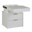 48cm W Manufactured Wood Bedside Table