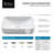 Ceramic Ceramic Rectangular Vessel Bathroom Sink-2054952289