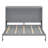 Full Size Gray Murphy Bed Wall Bed