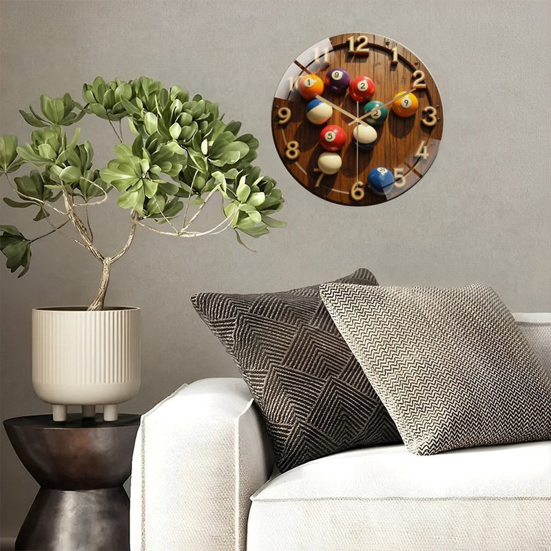 Horloge murale en verre Professional