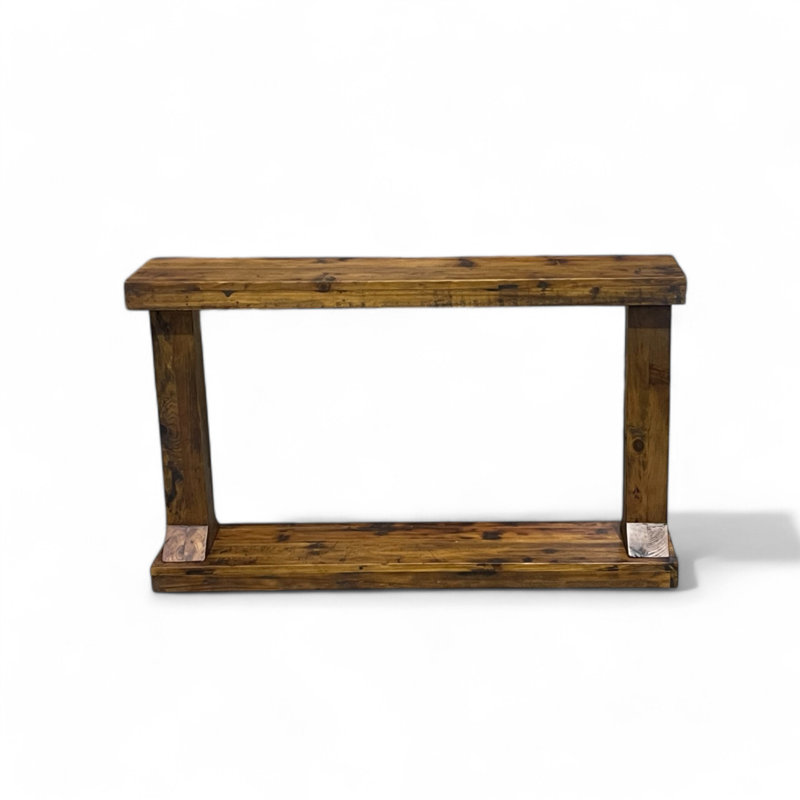 Southern Charm Solid Reclaimed Wood Entry Table, 29" H x 35.5" W x 10" D