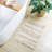 Woven Texture Stripe Bath Rug Natural 22X58"