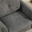 Fauteuil en chenille avec assise large-783312103