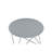 Gray Color Display & Utility Accent Table