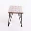 Table basse industrielle industrielle avec cadre en bois et en fer, 18 po x 43 po 18 po, Style Design Outdoor