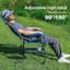 Chaises de camping pliantes surdimensionnées