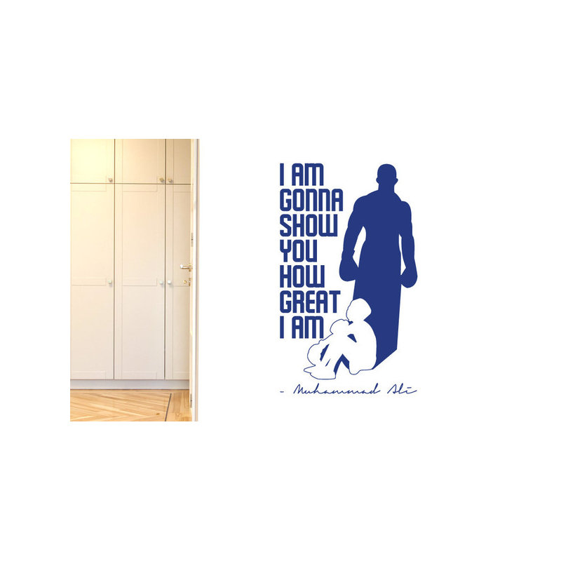 Non-Wall Damaging Wall Decal, Dark Blue, Large