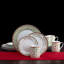 Holiday Tradition 16-Piece Porcelain Dinnerware Set, Service for 4