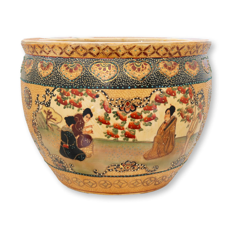 Grand pot à fleurs Satsuma
