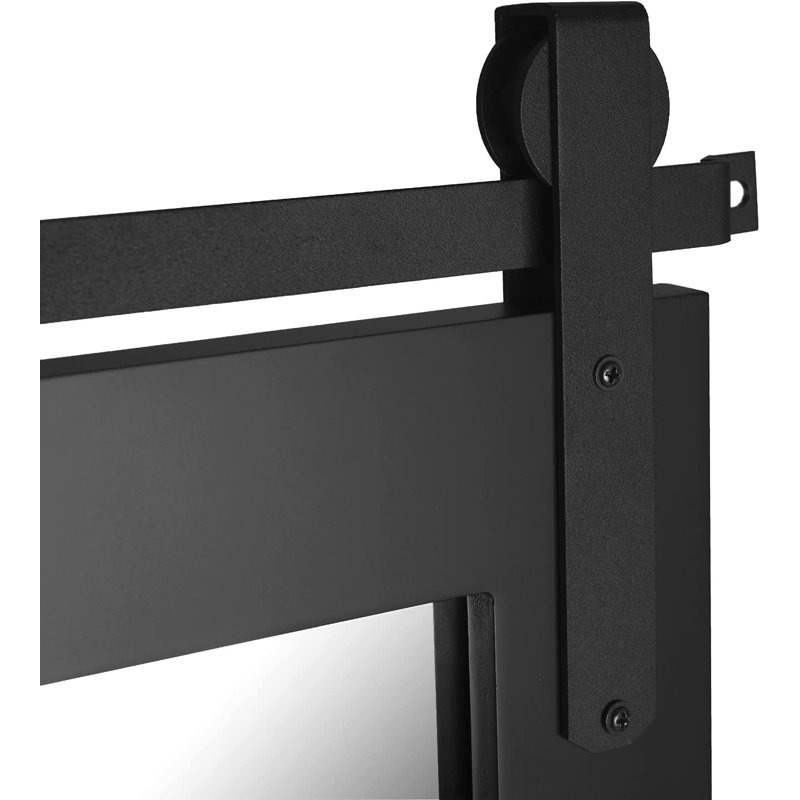 Lekhram Wood Rectangle Wall Mirror