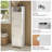 Bathroom Cabinet With 2 Doors And Adjustable Shelf-560289924