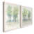 Toile avec cadre blanc