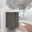 Ensemble de meuble-lavabo mural double l 59 po Jayden-James-533851959