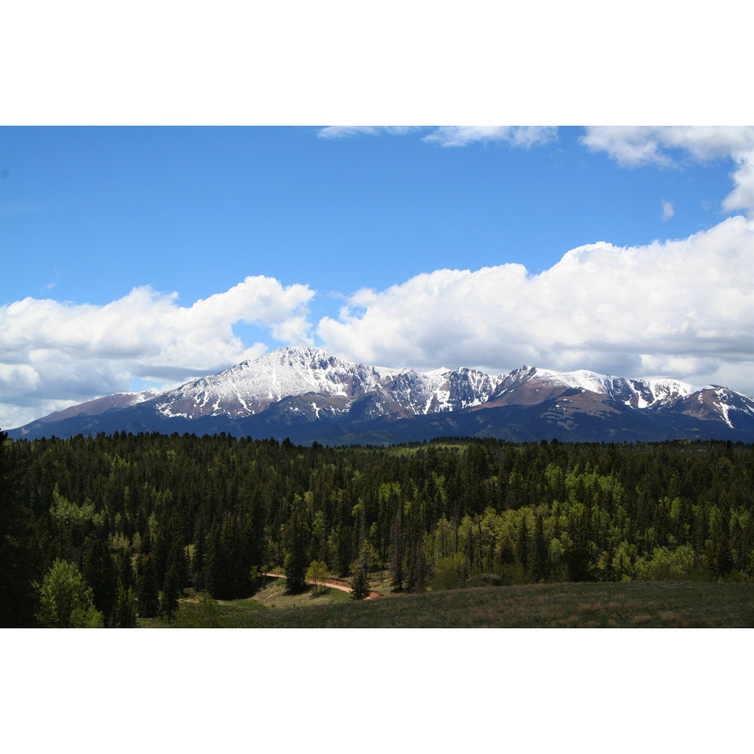 Leinwandbild Nordseite des Pikes Peak