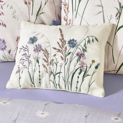Grasmere Floral Embroidered Cushion