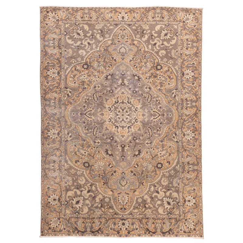 Tapis taupe Antalya 6 pi 8 po x 9 pi 7 po