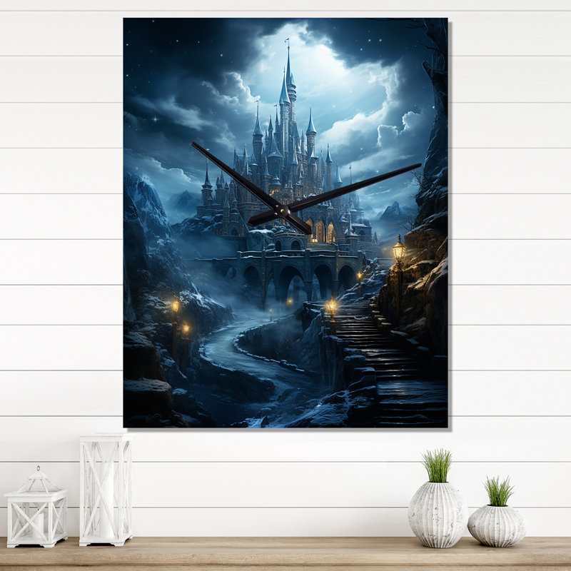 Horloge murale Castles Enchanted Twilight II, Grand