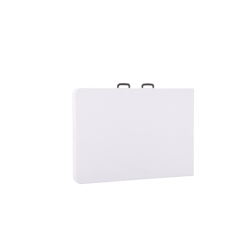Table pliante portative en plastique, H 29 po x l 94 po x P 30 po