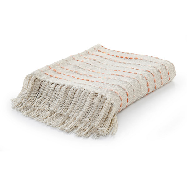 Multicolor Striped Merino Wool Throw Blanket - Handmade Luxury for Your  Home Decor and Comfort