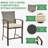 2 - Person Patio Dining Set Square Table with Cushions Included-2029173412