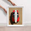 Porsche Surfboard Shadowbox Transportation Print by Oliver Gal, Black Frame, 16 x 20-666249698-666249709