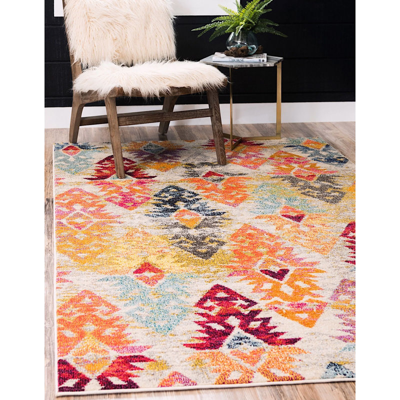 Sierra Abstract Indoor Rug, Rectangle 4' x 6'