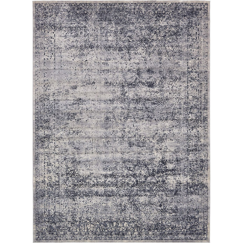 Parrado Ikat Indoor Rug, Rectangle 9' x 12'