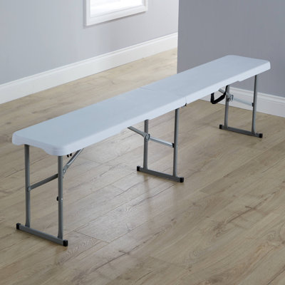 Chantrelle Plastic 6FT Folding Bench Set of 2