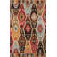 Tapis rouge / brun en laine touffeté à la main Adilet-23243951
