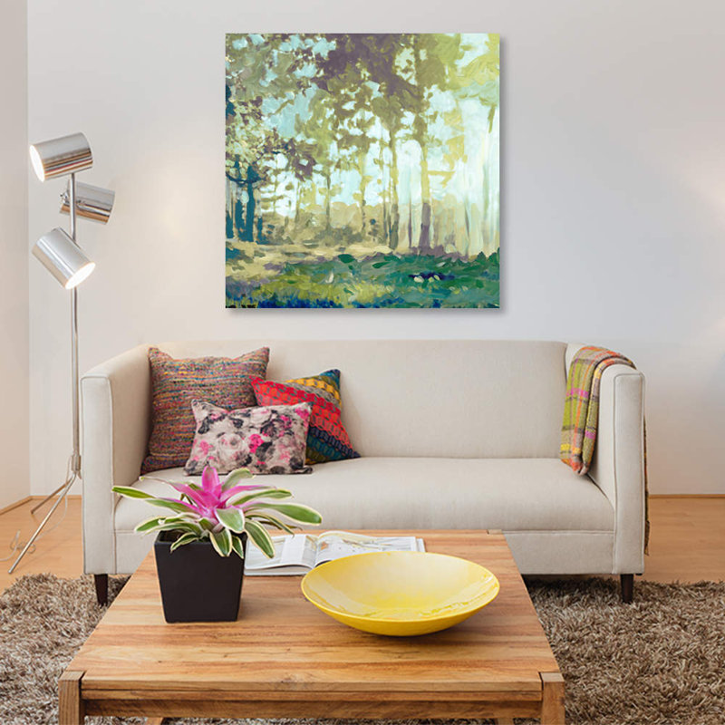 « bellewoods », reproduction sur toile, H 37 po x l 37 po x P 1,5 po