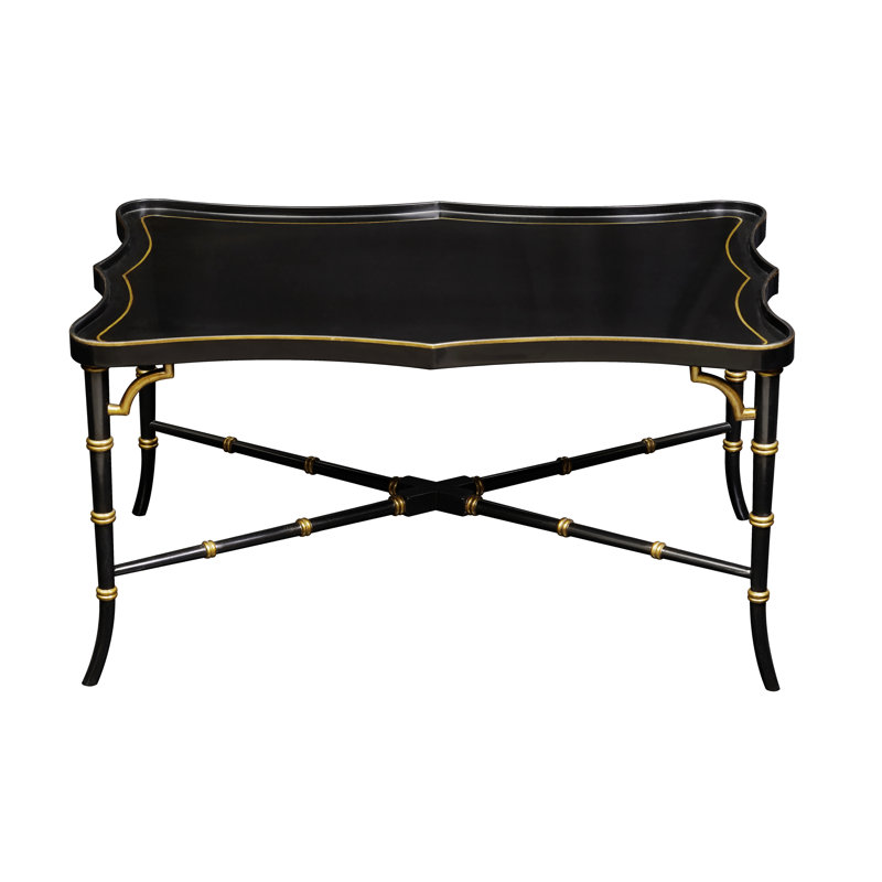 Chinoiserie Solid Wood Cocktail Table