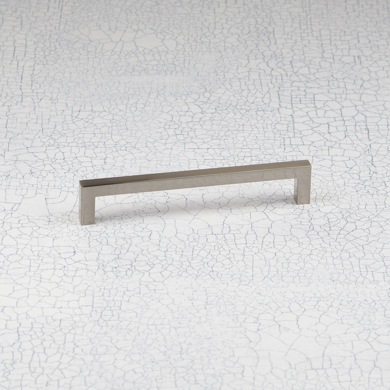 160Mm Satin Nickel Square Handle, 160mm