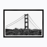 Golden Gate Bridge Tower Iii Print by Tim Klein