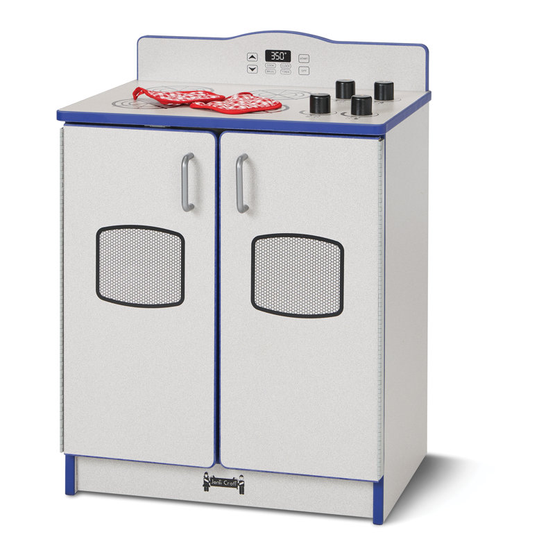 Rainbow Accents Culinary Creations Kitchen Stove, Gray/Blue