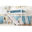 Lit mezzanine simple avec tablettes de rangement et garde-robe, lits mezzanine en bois massif avec glissière amovible et échelles, aucune boîte à ressorts nécessaire-698299182-698299221