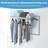 Collapsible Wall Mounted Clothes Drying Rack Foldable Stainless Steel Laundry Drying Rack for Apartment Balcony Bathroom