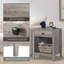 Ensemble de 2 tables de chevet grises-287325078