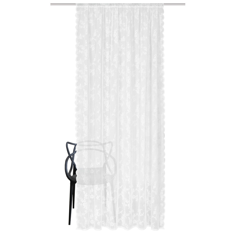 Semi Sheer Curtain Single Panel
