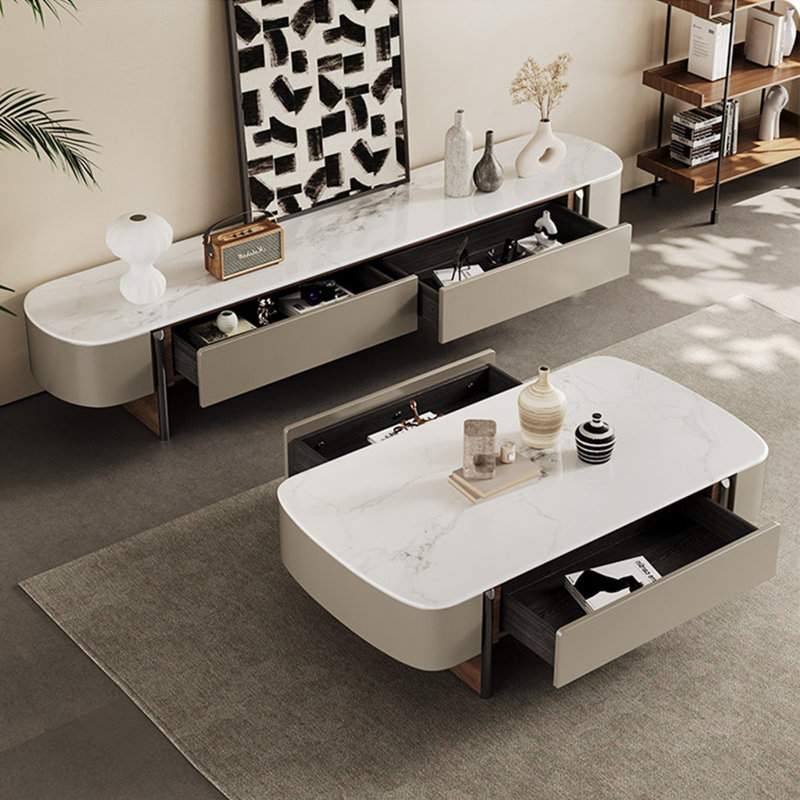 Ensemble de meuble télé de style minimaliste et moderne