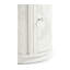 White Solid Wood End Table